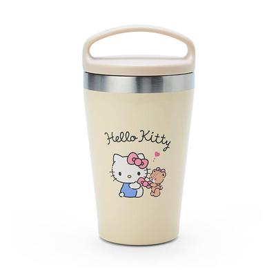 Sanrio Sanrio Steel Cup Stainless Steel Tumbler with Handle Hello Kitty Hello Kitty 16 X X Stainless Steel Tumbler with Handle Character 951587 SANRIO
