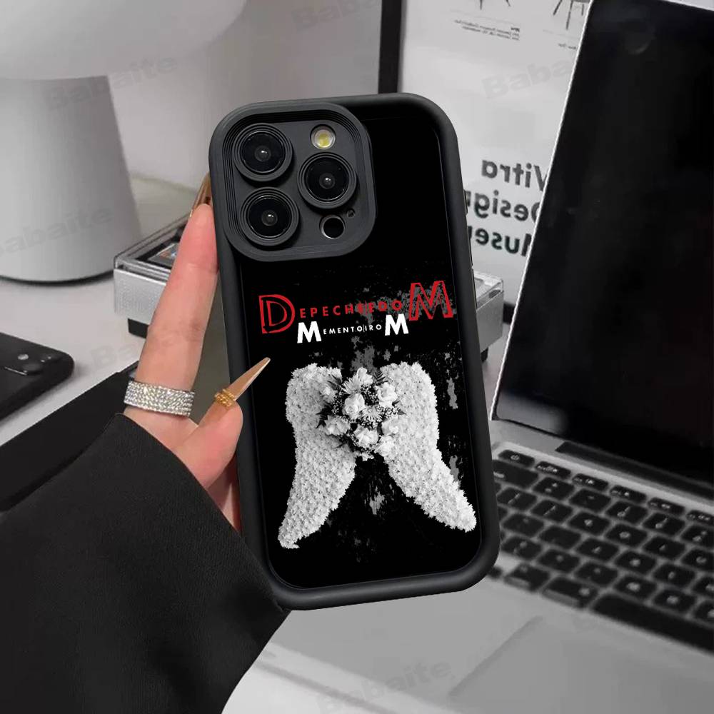 Чехол для телефона Rock-группы D-Depeche Mode для IPhone 16 15 14 Plus 13 12 11 17 Pro Max Pro Мягкий чехол