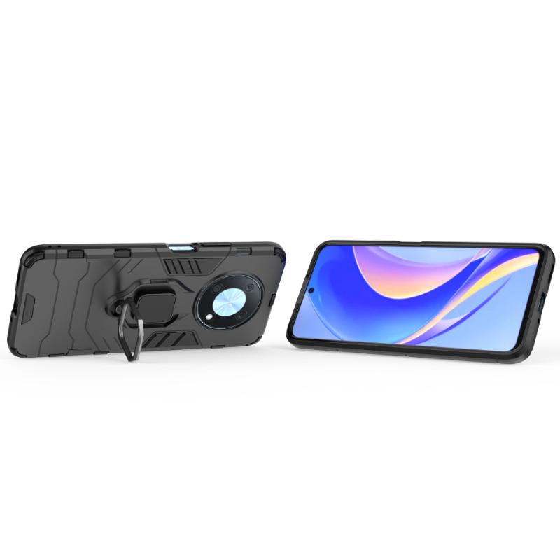 Для Huawei Nova Y90 4g задняя крышка телефона чехол противоударный броня против падения металлический держатель кольца магнитный защитный чехол Funda Coque