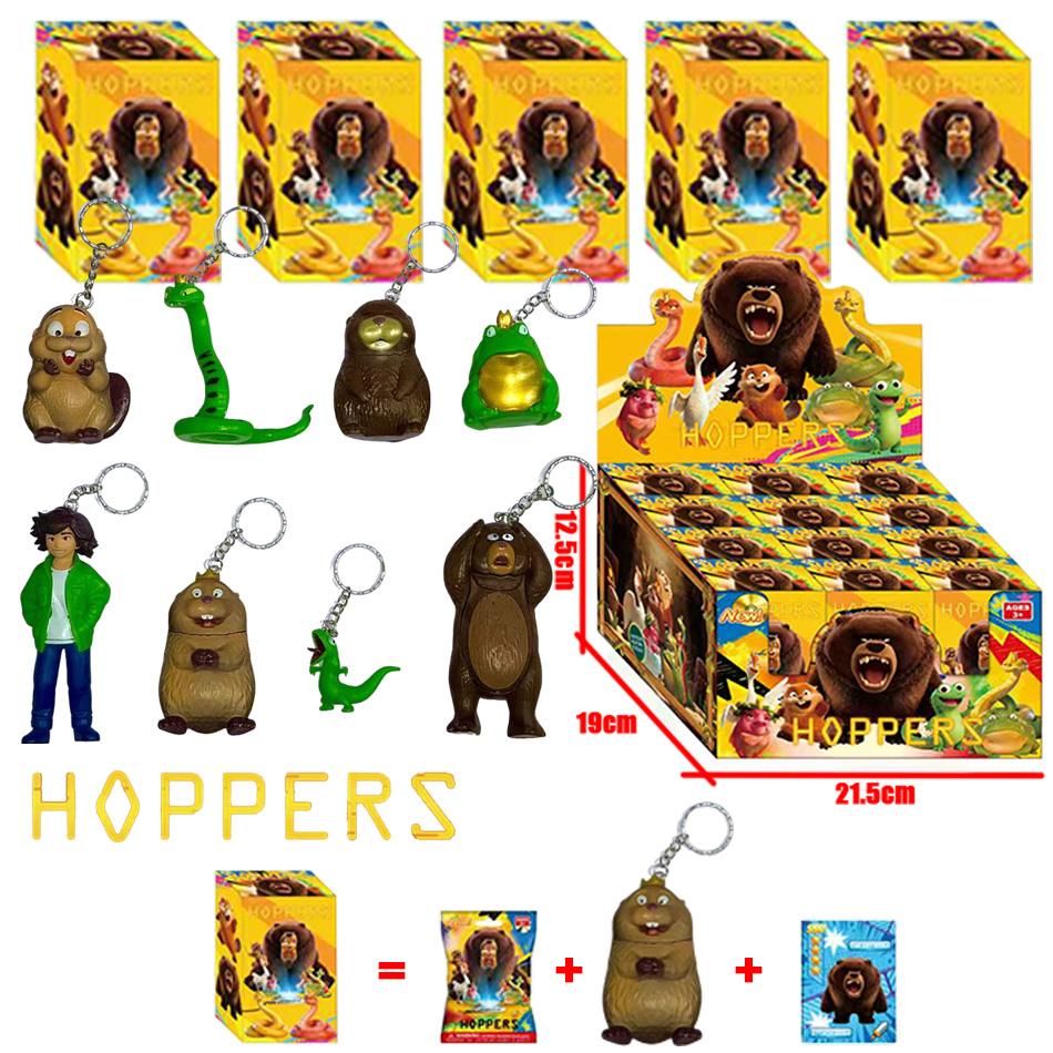 Beaver Transformation Plan Blind Box Random Mabel Robot Beaver Mystery Figure Collectible Toy Gift for Fans