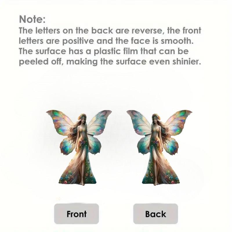 Новая акриловая плоская двухмерная подвеска в виде бабочки-феи, подвеска, сумка, подвеска, подвеска.