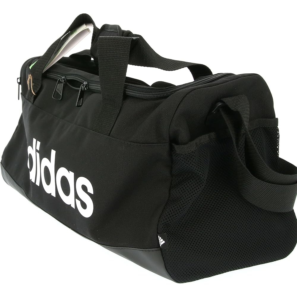 [Adidas] Essentials Logo Duffle Bag 60202 Black/White (GN2034)