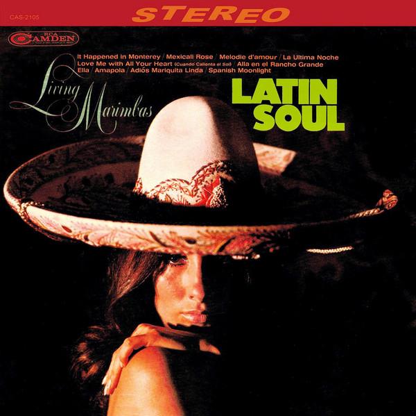 Виниловая пластинка LIVING MARIMBAS Latin Soul CAS2105 RCA Camden 1966 US Jazz Б/у