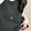 New Irregular Metal Pendant Adjustable Long Snake Chain Necklace For Women Unisex Charm On The Neck Accessories Gift Wholesale