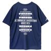 Vanson VSE25802S Men's Moisture-Wicking, Quick-Drying Mesh T-Shirt (M, Navy/White)