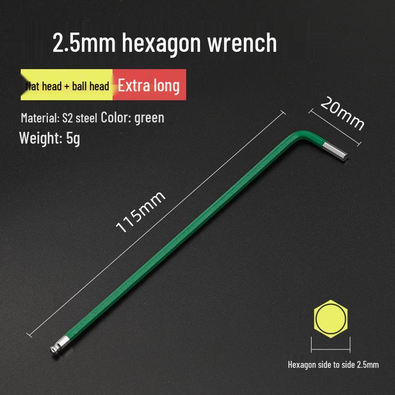 Промышленный набор цветных шестигранников Bangyuan (1.5-10ММ)