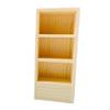 1/12 Miniature Bookcase, Dollhouse Cabinet Bookshelf, Unpainted Doll House Shop Accessory for 1:12