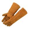 Hnonoxy Cowhide Leather Work Gardening Welding Protective Gloves for Dogs and Gloves for Handling and BBQs Gloves, Gloves, 36cm, Gloves,