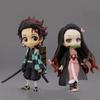 New Anime Demon Slayer:Kimetsu No Yaiba Kamado Tanjirou Kamado Nezuko Cute PVC Action Figure Toys