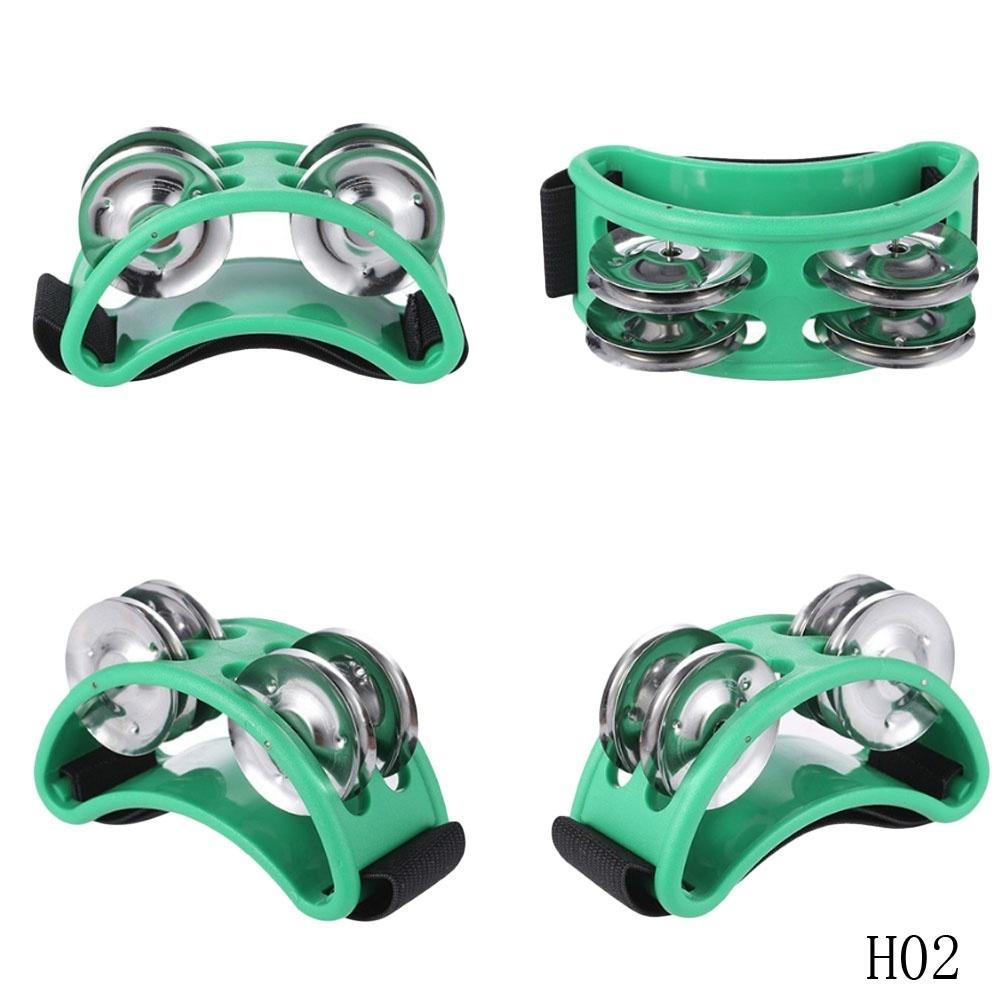 1 шт. Рождественский подарок ножной бубен ударный музыкальный инструмент Джингл колокольчик рукопожатие барабан