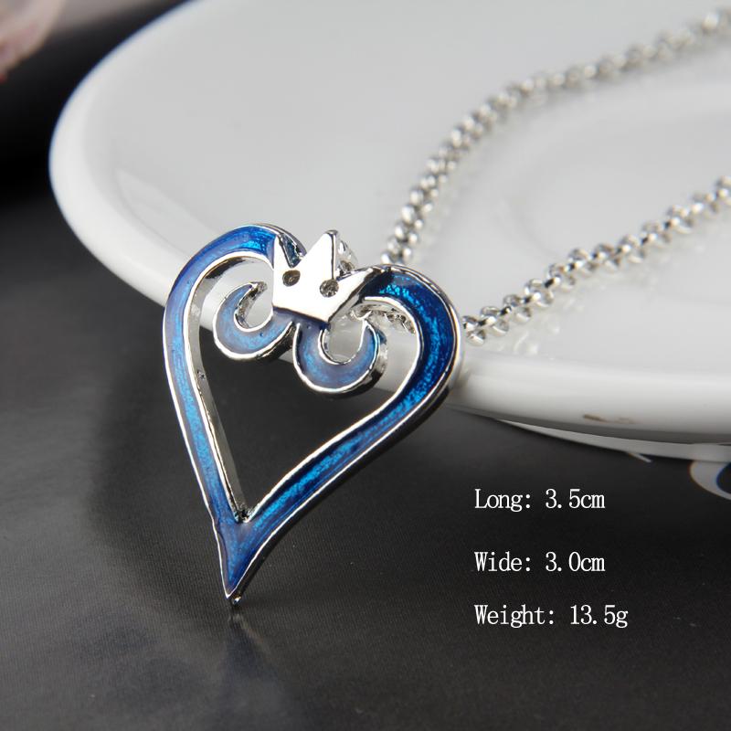 Kingdom Hearts Косплэй ожерелье из металлического сплава мультфильм Сора X Подвески Дартс веревочная цепь мужские ювелирные аксессуары подарки