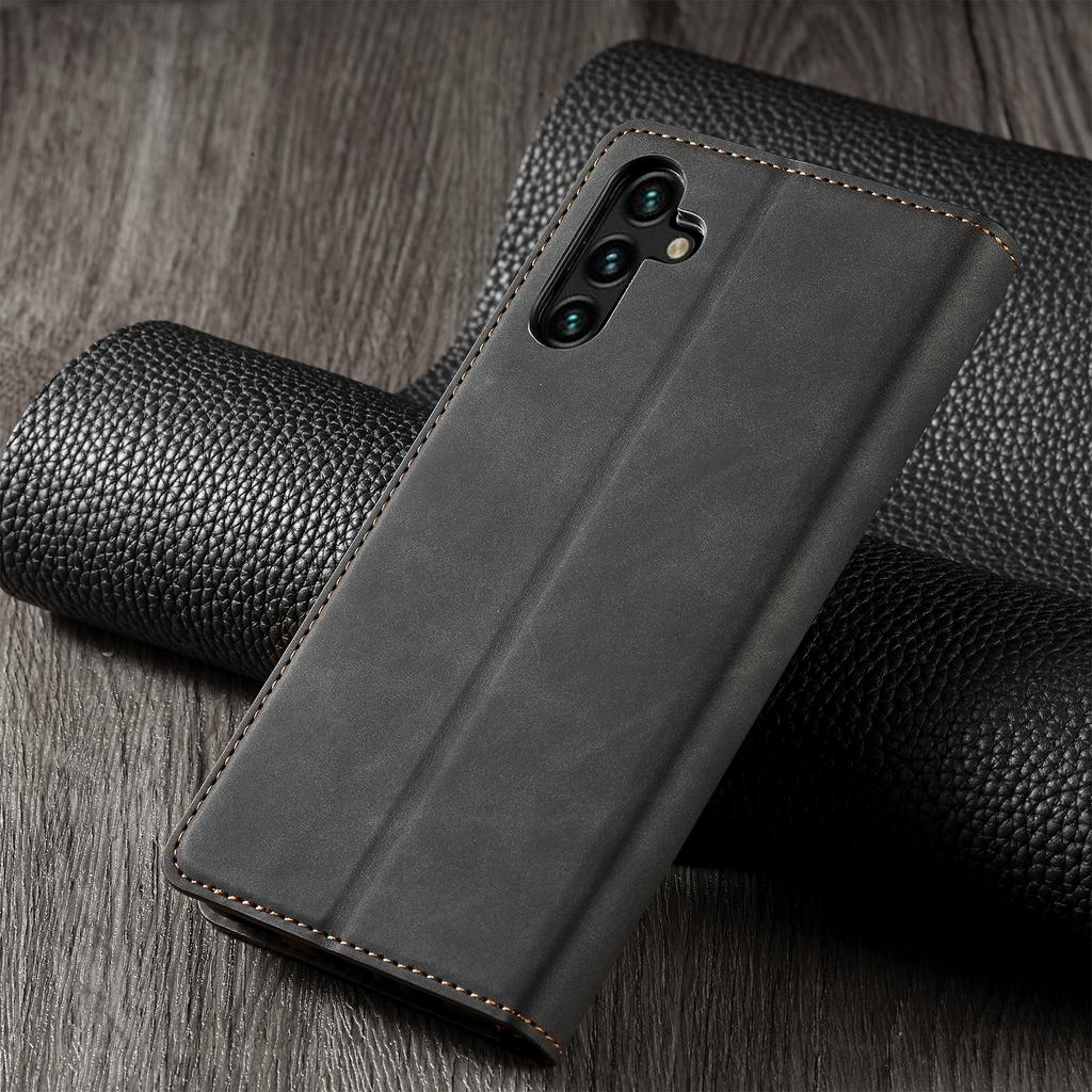 Leather Phone Case For Samsung S23 FE S22 Ultra S21 S20 Plus 5G Note 20 10 9 Magntic Flip Wallet for Galaxy S10 S9 S8 S7 Edge +