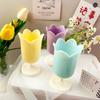 Ведро для хранения тюльпанов Ins, держатель для ручек, пластиковый контейнер для хранения, стаканчик, держатель для кистей для макияжа, органайзер для хранения на рабочем столе, канцелярские принадлежности для студентов
