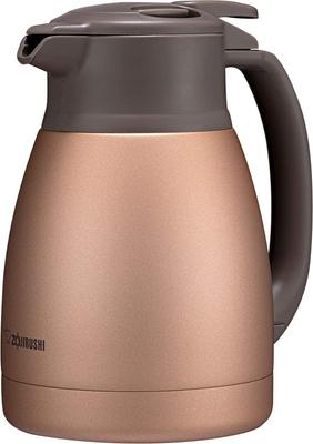 Термос Zojirushi из нержавеющей стали с широким горлом, вакуумный, для горячего и холодного, матовый, 1,0 л, настольный, (приблизительно. 6.5cm), Фляга с двойными стенками,