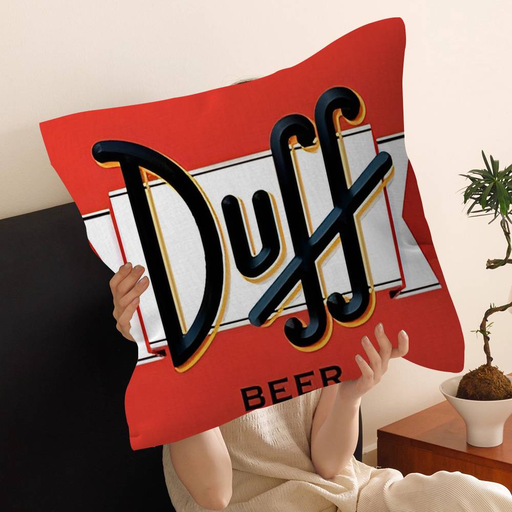 Подушка с пивом D-Duffs Подарок Декор для дома и офиса Спальня Диван Автомобильная подушка Чехол 45x45
