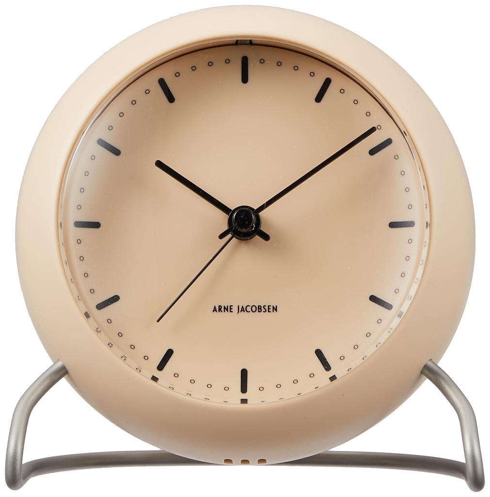 Импортные настольные часы ARNE Jacobsen City hall Sandy Beige 43693 [Обычный продукт] JACOBSEN/Arne