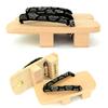 Paulownia Made In Plain Mikamo Koma White Thong [Takeharu] Men's Geta, Two-toothed Geta, Japan, Wood, Geta, Geta, LL,