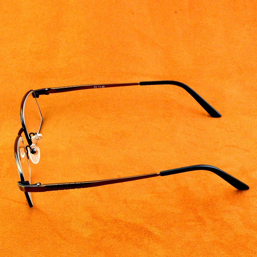 Мужские сверхлегкие деловые роскошные очки для чтения из сплава AL-MG во всю оправу +0,75 +1,00 +1,25 +1,5 +1,75 +2,00 +2,25 +2,5 +2,75 от +3 до +4