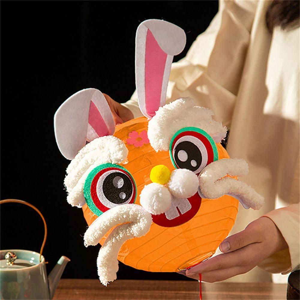 LED Light Material Package Festival Lantern Mid-Autumn Lantern Rabbit Lantern Rabbit Hanging Lamp