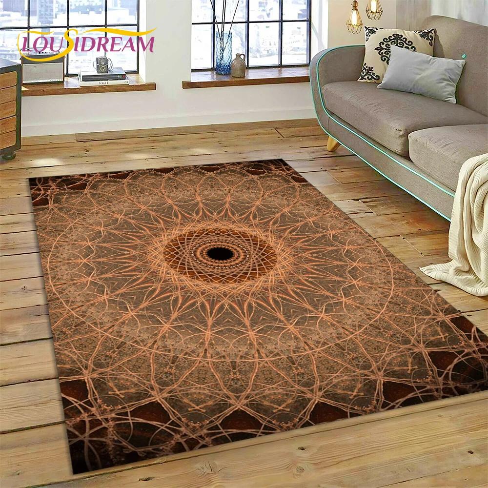 Медитация Мандала Богемия Дух Природы Ковер Коврик для Йоги для Дома Гостиной Спальни Дивана Придверный Коврик Декор, Ковер с Областью Нескользящий Коврик