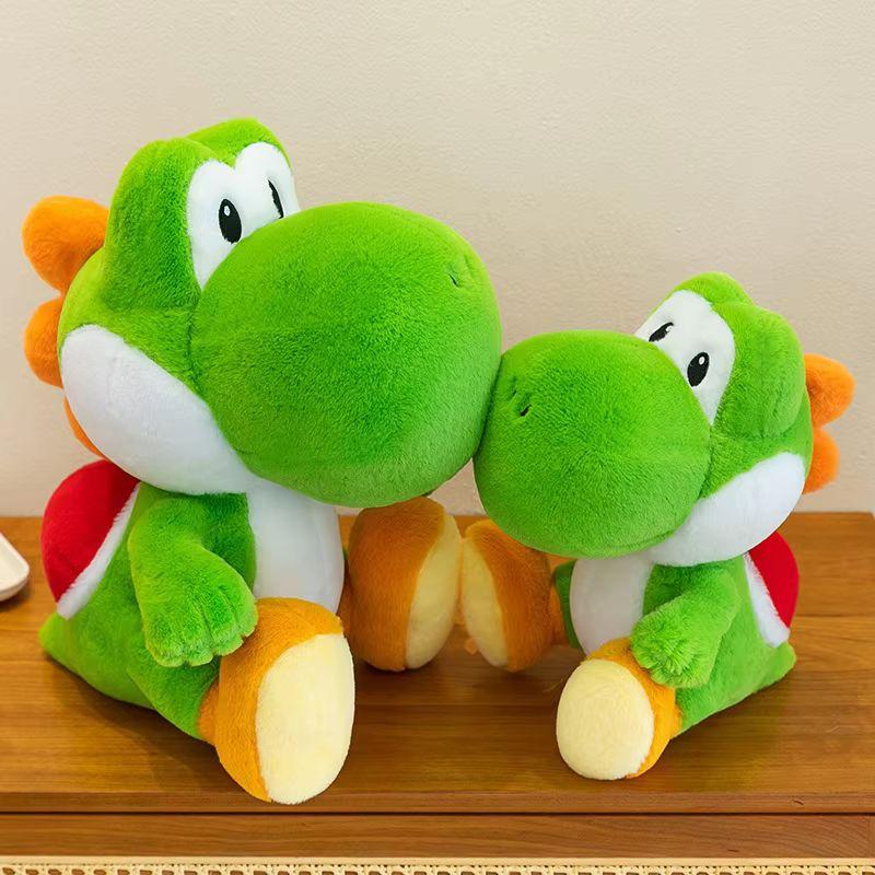 Плюшевая игрушка Yoshi из Super Mario Bros, большой размер 70 см, милый, мягкий, набитый, кукла-дракон, подарок на день рождения для фанатов, украшение для дома