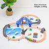 Деревянный поезд Rail City Blue Bridge Apron Scene Set Railway Electric Train подходит для всех марок деревянных игрушек Rail Pd68