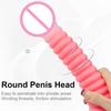 Женский эротический анальный массажер-пробка Большой дилдо на присоске Мягкий член Секс-игрушки Клиторальные вагинальные мастурбаторы Искусственный пенис Женская секс-игрушка