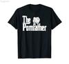 ZX Vintage Pomeranian Dog Dogfather TShirt 100 Cotton Men Women Unisex Hip Hop T Shirts For Gift Size XS5XL