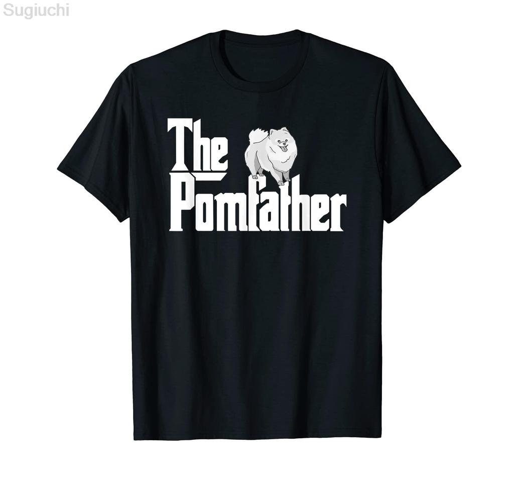 ZX Vintage Pomeranian Dog Dogfather TShirt 100 Cotton Men Women Unisex Hip Hop T Shirts For Gift Size XS5XL