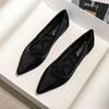 Ladies Footwear Low Heel Elegant Office Non Slip Women's Flat Shoes Casual Summer 2025 Comfortable Young Social 2025 New In