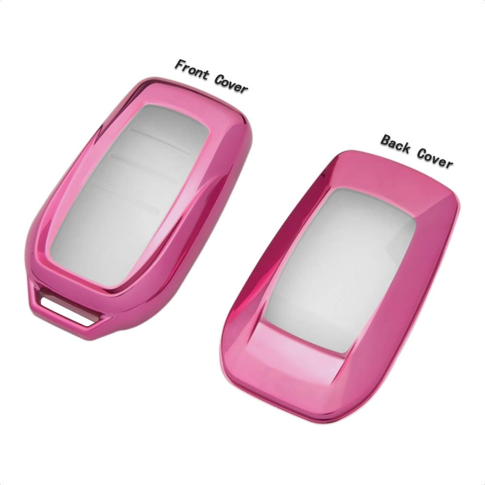 TANGSEN Compatible with Toyota TPU Key Case Compatible with TOYOTA Smart Key Case Vellfire 30 Series Harrier 80 Series RAV4 PHV Gran Ace Hilux Land