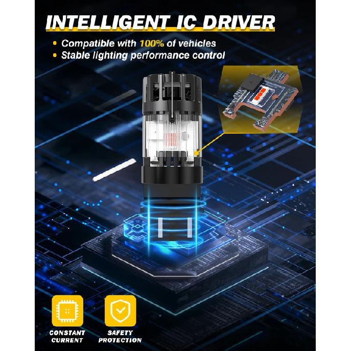 2 шт. T25 3157 Canbus Светодиодные Автомобильные Фонари P27W P27/7W Турбо Диод DC 12V Авто Свет Для VW Touran Passat B6 B7 B8 Caddy