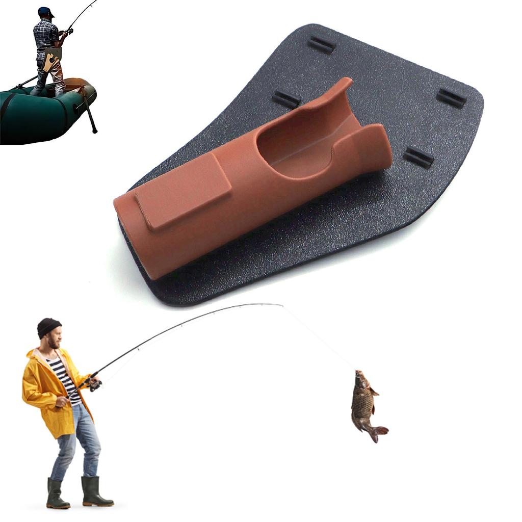 Slide-in Fishing Rod Hip Holster – Hands Free Rod Holder For Wading, Surf, Fly & Bank Fishing – Quick Draw Waist Belt Gear, Nylon