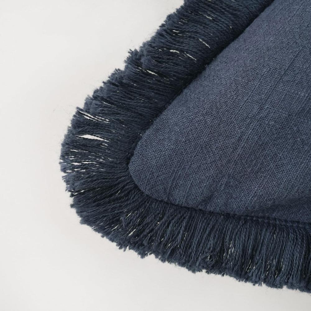 Tassel Trim Bohemia Cushion Cover Solid Color Pillowcase Modern Throw Pillow Cover  Hotel