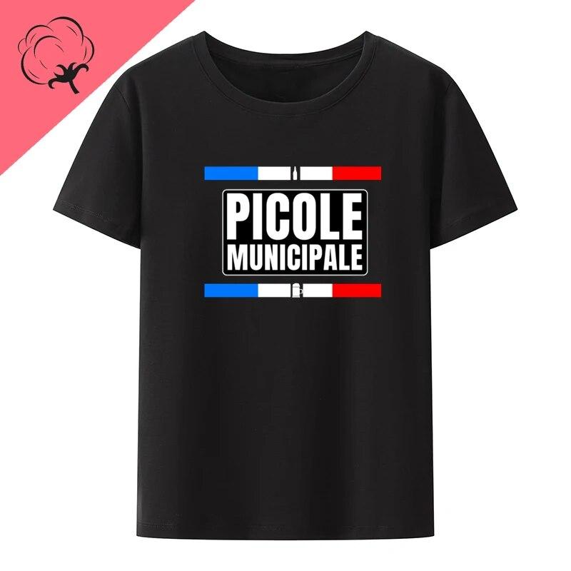 Футболка Picole Nationale с кавайным принтом, футболки с принтом существ и юмора, повседневная уличная одежда, топы унисекс, одежда унисекс, хлопок