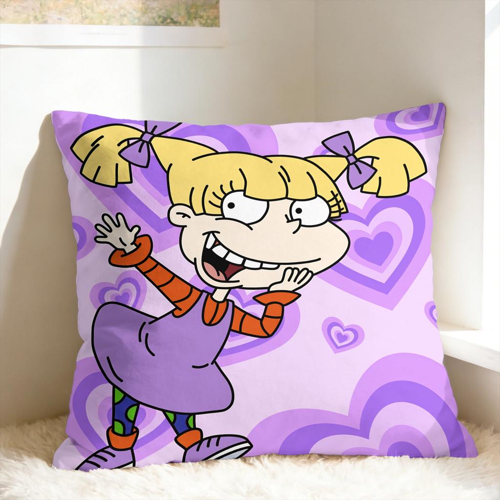 R-Rugrats Susie Carmichael Print Pillowcases Cute Funny Pillow Case For Living Room Sofa Print Pillow Cover