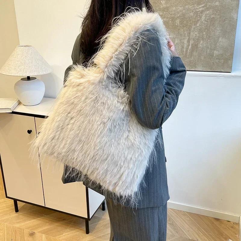 Сумки на плечо из мягкого бархата с прочной магнитной пряжкой, высококачественные сумки большой вместимости для женщин, швейная линия, женские сумки