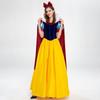 Adult Snow White Dress Stage Performance Fairy Tale Queen Halloween Costume