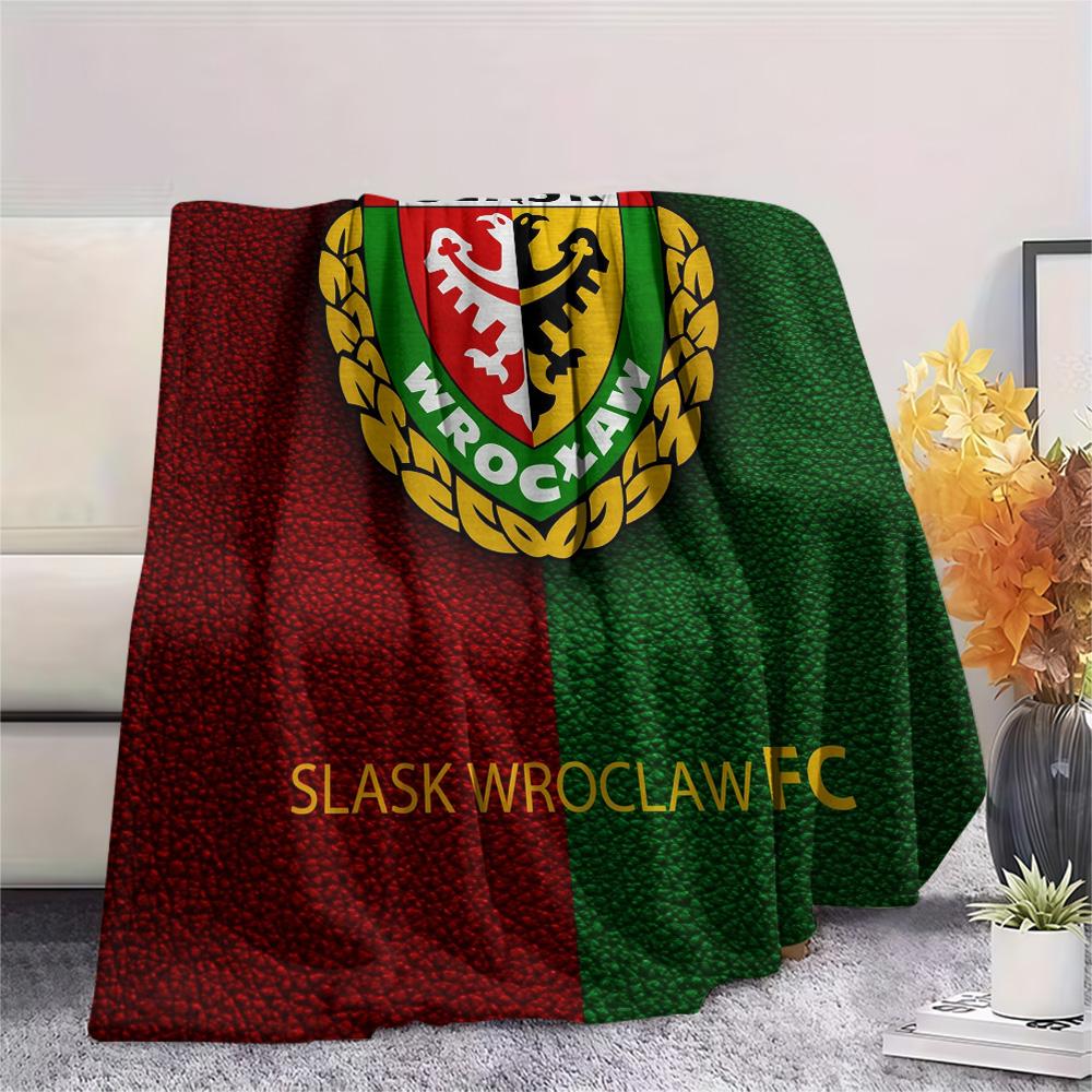 KS Cracovia Print Flannel Blanket, High quality Comfortable for All Seasons, Home Decor, Warmth and Comfort