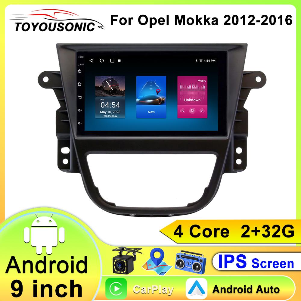 Toyousonic Car Video Player for Opel Mokka 2012-2016 GPS Navigation Built-in Dsp Carplay Autoradio Android Head Unit