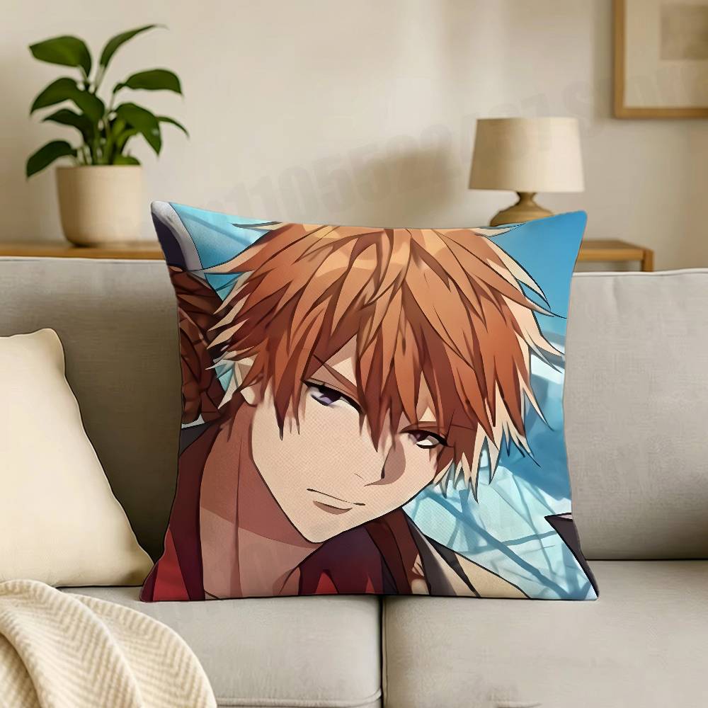 OObey Me Anime BBeelzebub Cartoon Printing Pillowcase Customized Pillow Cover for Sofa Home Decor