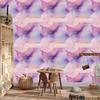 Ink Violet, Powder Pink, Purple and Coral Wallpaper 50x1000
