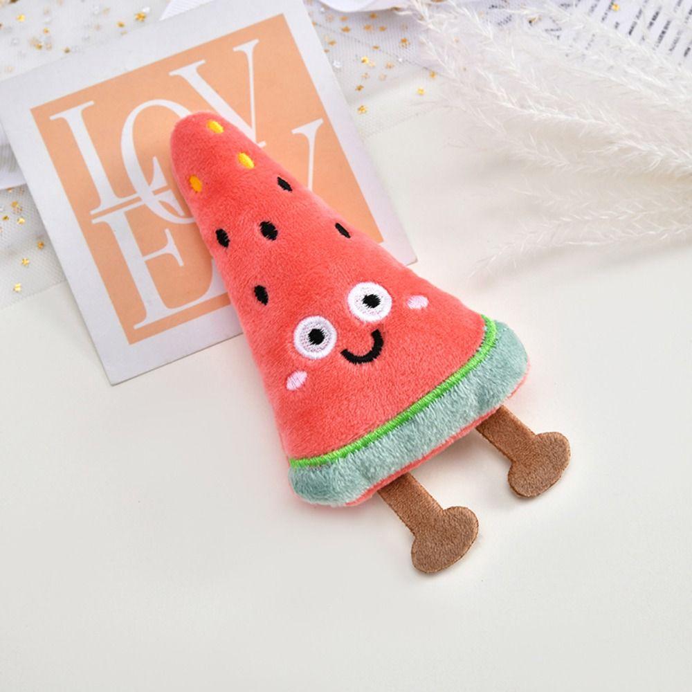 Cartoon Bite Resistant Plush Toy Cats Dogs Cotton Filled Doll Pet Partner Funny Pet Toys