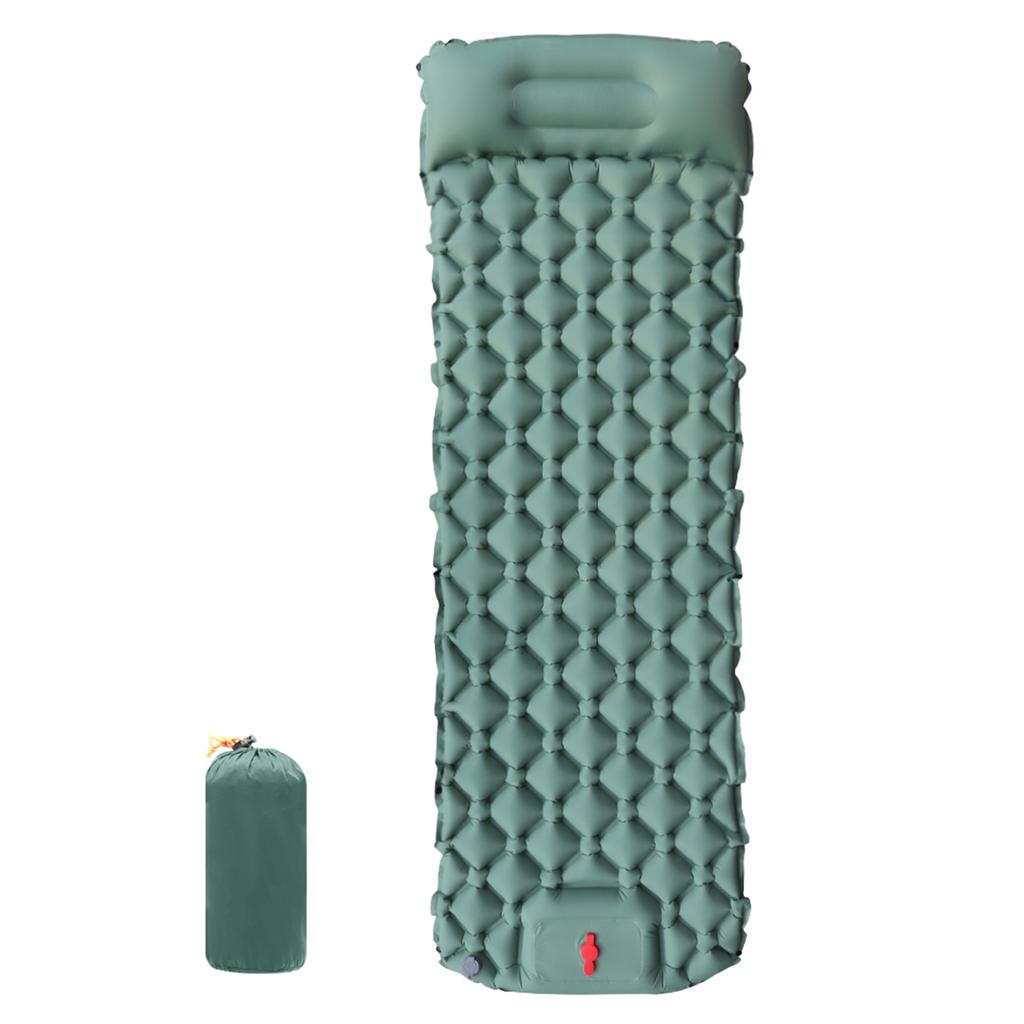 Self Inflating Camping Pad Outdoor Ultra Light Inflatable Sleeping Pad with TPU Sealed Coating for Camping Spring Rain