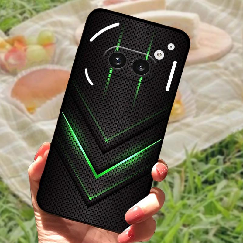 Чехол-бампер для Nothing Phone 2A, силиконовый, мягкий, модный, черный, Full Protective A142 Capa