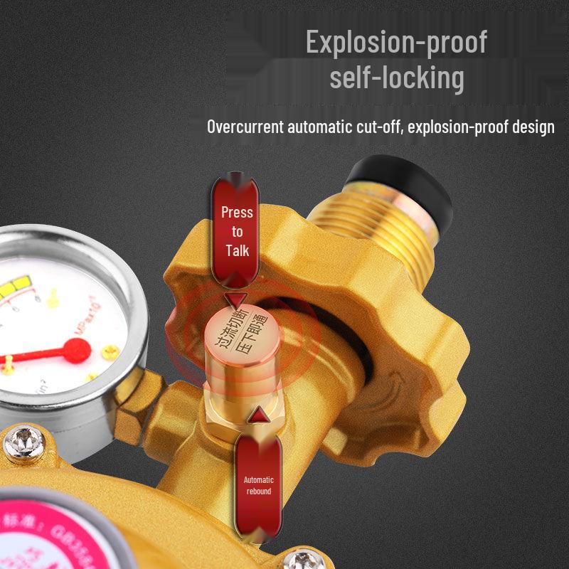 Explosion-Proof Gas Valve: Auto Shut-off & Safety Lock for Liquefied Gas Tanks