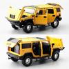 Металлическая модель внедорожника Hummer H2 со звуком и светом для коллекционеров