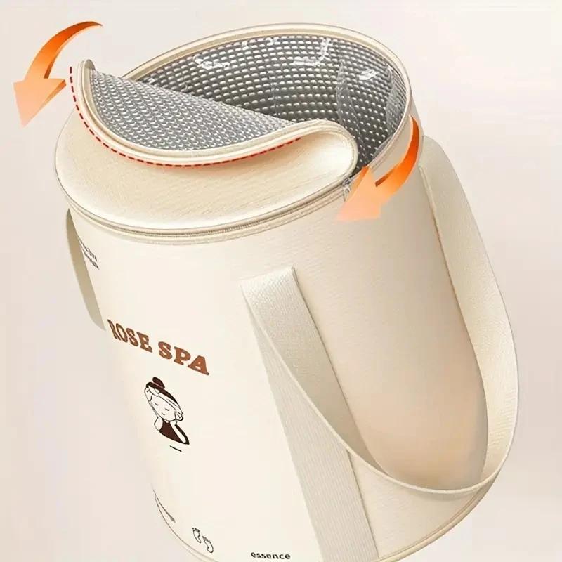 Складная ванна для ног Nordic, ведро большой вместимости для дома, гостиной, массажа, спа, паровой ванны для ног, принадлежности для ванной комнаты