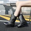 Water Shoes Medium Tube Women's Outer Wear Adult Rain Shoes Rain Boots Warm Rubber Shoes Kitchen Non-slip Waterproof Shoes Women's Fashion