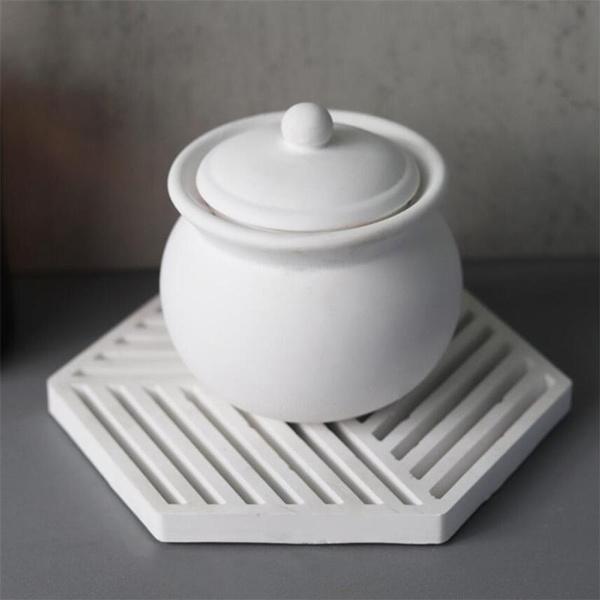 1 Набор Круглая банка силиконовая форма с крышкой для смолы эпоксидной/гипса/цемента бетона DIY AVE